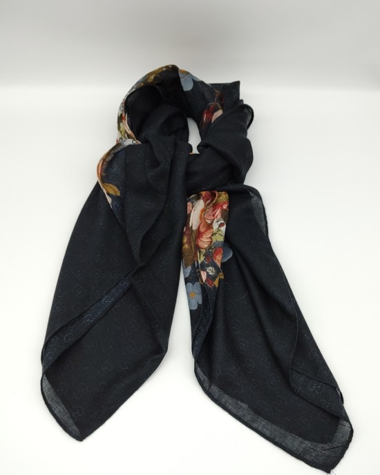 Black Butterfly Bird Scarf